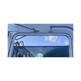Kenworth T600, T660, T800 & W900 6 Inch Drop Windows Chop Top Set By Floridas Finest Custom Works, Made Of Stainless Steel, Mirror Finish. Sold As A Pair, Made In USA.