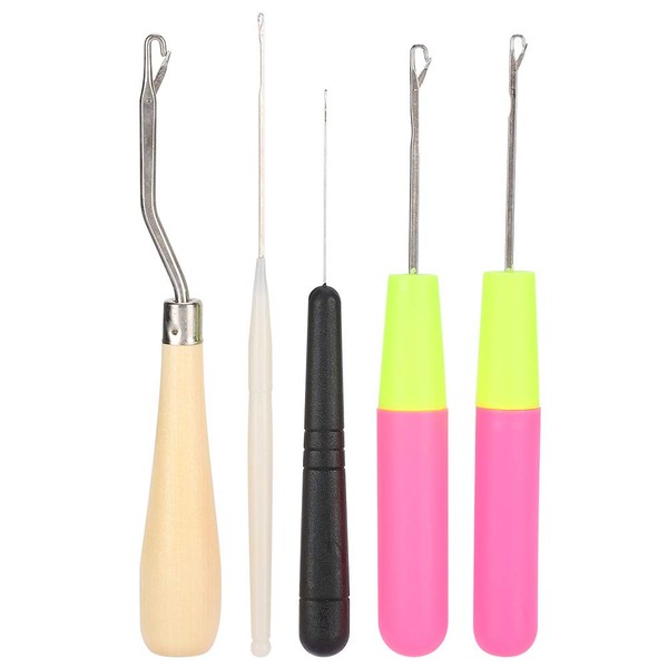 Fdit 5 Pcs/Set Sewing Lock Hooks Set Tool Curved Tongue