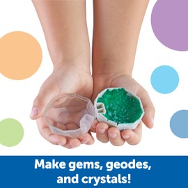Learning Resources Gemology! Crystal Lab,STEM Toys, Early Science, Science Kit for Kids, Fun Gifts for Kids, 20 Pieces, Ages 4+
