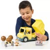 Bluey Dump Truck Load and Unload Feature Exclusive Hard-Hat Bluey