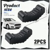 2PCS 3 Ton Car Jack Stand Pads with Serrated Slipless