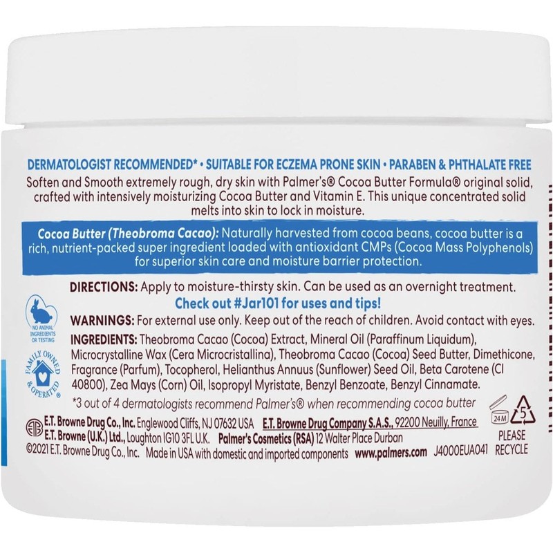 PALMER'S Palmers Cocoa Butter Solid Jar 200g