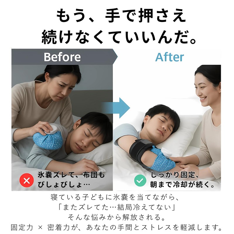 Donaly Ice Bag Fixing Belt Icing Supporter for Knees, Elbows,
