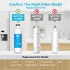 AQUA CREST LT1000PC ADQ747935 Refrigerator Water Filter and Air Filter,