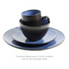 Gibson Elite Soho Lounge Round Reactive Glaze Stoneware Dinnerware Set,