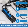 USB Hub with 7 Ports