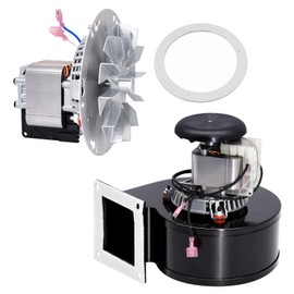 Criditpid Replacement A-E-027 Combustion Blower Motor & A-E-033 Convection Blower Fan Kit for Breckwell Pellet Stove P22, P23, P24, P26, P2000, P2700, Big E Models.(A-E-027 Without Housing)