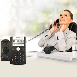 48v Power Supply, 48v Power Adapter is Compatible with polycom IP Phones VVX 300, 301, 310, 311, 400, 401, 410, 411, 500, 501, 511, 600, 601, 611, Sound Point IP 560, 670...