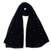 Lina & Lily Sparkle Rhinestones Women's Chiffon Scarf Shawl Head