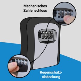 Key Safe Wall Key Safe Key Safe Keykeeper Keysafe Combination Lock Keybox