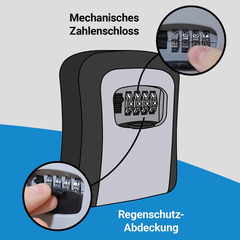 Key Safe Wall Key Safe Key Safe Keykeeper Keysafe Combination