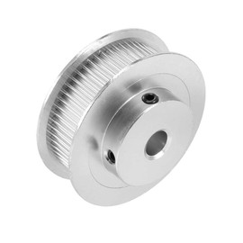 GT2 Timing Belt Pulley, 30/36/40/48/60 Teeth Bore for 5/6.35/8/10/12mm Drilling Width 3D Printer CNC Laser Cutter (60T Bore, 5mm, Belt 6mm)