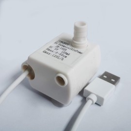 PETNF Replacement Pump for Cat Water Fountain with LED Light, Compatible 3L/101OZ Transparency Pet Water Fountain, Ultra Quiet Long Lifespan Cat Pet Water Pump with Adjustable 3 Kind of Water Flow