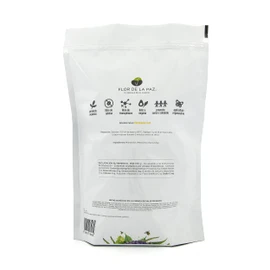 FLOR DE LA PAZ Pureza, infusión herbal orgánica de manzanilla, 300 gramos de hoja suelta