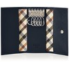 Ducks Checker Emboss Key Case, navy