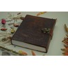OVERDOSE Gautam Buddha Journal Notebook Handmade Leather Travel Diary Writing