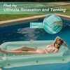 Float Joy Tanning Pool Inflatable Pool Floats Adult Tanning Bed