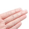 Ovxznts Clear Septum Retainer 8G Clear Septum Rings Acrylic Plastic