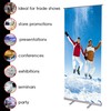 Instahibit Retractable Roll Up Banner Stand 40"x79" Aluminum Trade Show