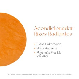 Acondicionador en Barra Naranja y Tea Tree para Cabello Rizado, 70 gr, Hidratación Intensiva, Aceite de Coco, Jojoba y Almendra Dulce