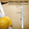 Vernier Caliper Inner Diameter Gauge Carbon Steel Industrial Adjustment Measuring