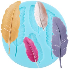 Feather Silicone Molds Peacock Feather Fondant Chocolate Mold