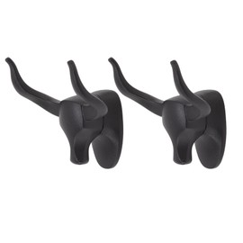 Topyond Towel Hooks for Bathrooms, Heavy Duty Robe Hook, Wall Hooks, Black Towel Hook Set, Suitable for Bathroom, Living Room, Kitchen, Garage