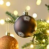 Valery Madelyn Christmas Tree Decorations Copper Baubles,16pcs 6cm Bronze Luxury