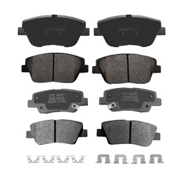PM Auto Set of 8 Front 8595-D1444-Rear Ceramic Brake Pads For 2011-2015 Hyundai Sonata