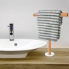 Beyeutao 2Pack Wooden Hand Towel Holder Adhesive Towel Racks for