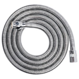 AMZSKU Universal Shower Hose 2 m with Stainless Steel Twist Protection Flexible Shower Hose with Sealing Rings