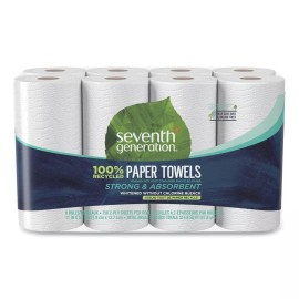 Seventh Generation 13739PK 2-Ply Recyc Paper Kitchen Towel Rolls (8/Pack) New