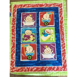 FABRI-QUILT- BABY BLOCK PANEL #100-195-MULTI
