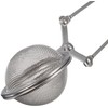 Silver Long Handle Loose Leaf Ball Tea Spoon, Stainless Steel