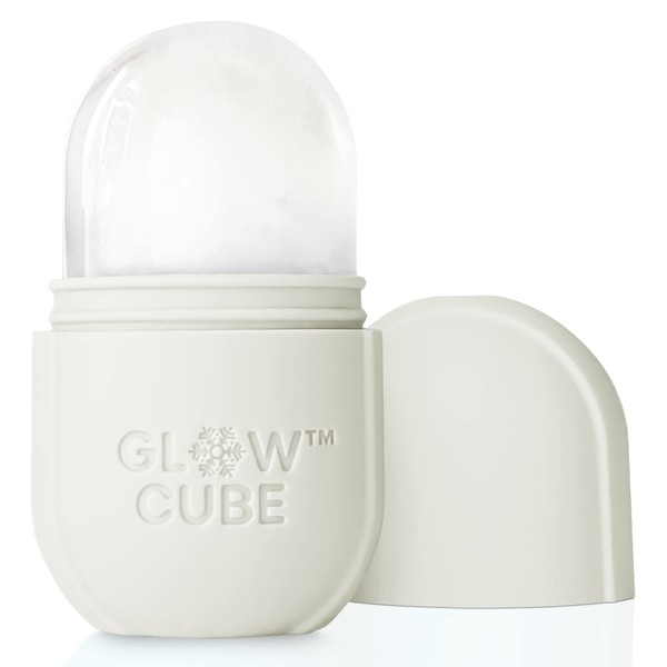 Glow Cube Ice roller for face and eyes to brighten the skin and improve your natural shine/reusable facial treatment to tighten the skin and remove the eyes