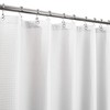 Barossa Design Extra-Long Shower Curtain 80" Height - Honeycomb Waffle