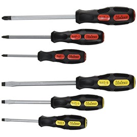ko-ken Through Screwdriver Set, 6 Pieces Set, 166ps/6