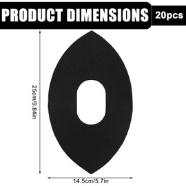 20 Stück Kinesiologieband für Knie, Kinesiotapes Vorgeschnitten Kinesiologieband, Wasserfestes & Elastisches Athletisches für Knieschmerzlinderung & Unterstützung, Kniestabilität