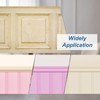 HARFINGTON 3D Wall Edging Self-Adhesive 90"x1.57" Flexible Peel and Stick