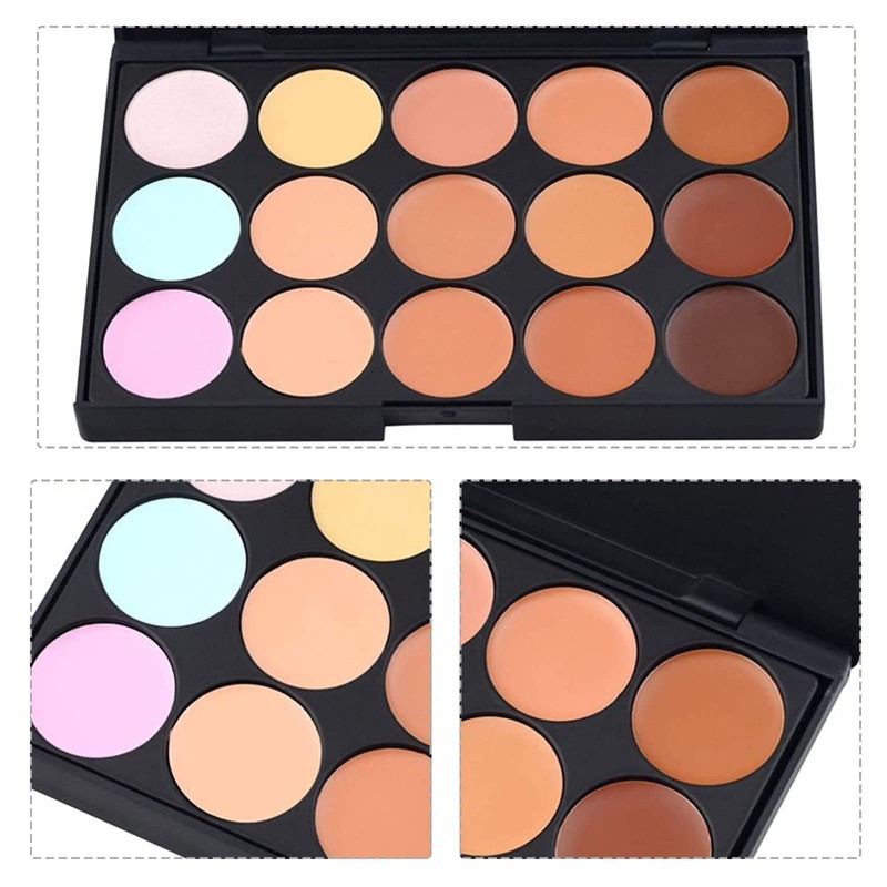 WishesMar Concealer Palette Colour Corrector Dark Circles Fit You Make