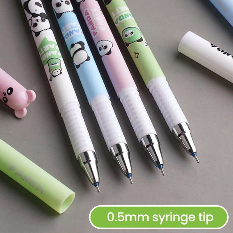 Erasable Pens- 4pcs Eraser Pen Rub Out Pen with 20pcs