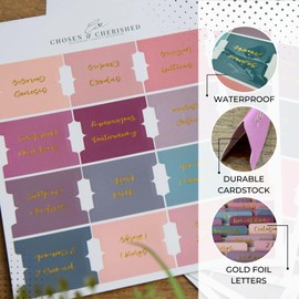 Bible Book Tabs, Womens Bible Tabs, Colorful Matte laminated bible tabs, Bible study supplies, Best Bible Tabs for women, Index tabs for study bible, Teen Girls (Ombre Bible Tabs)