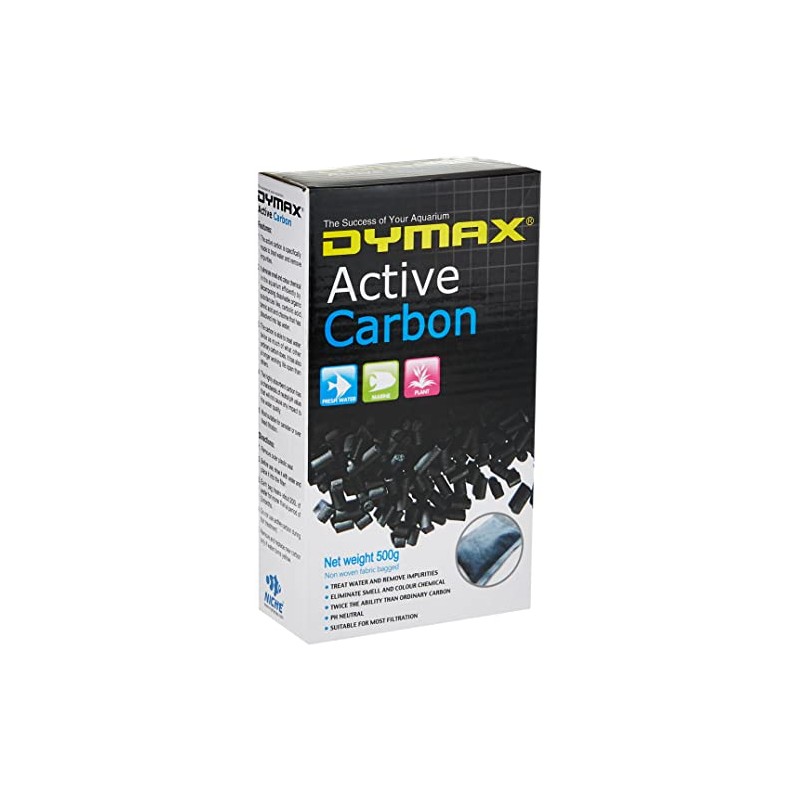 DYMAX Carbon Activado para acuarios 500g