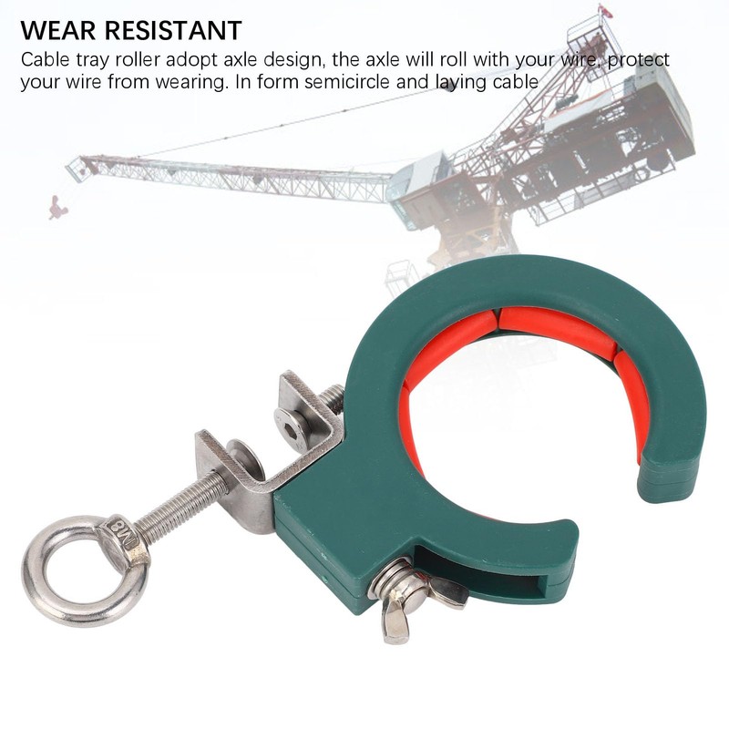 Cable Wire Threading Tool,Cable Tray Roller Threading Wire Pulling Pulley,Stainless