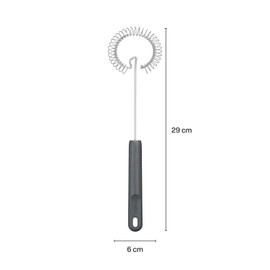 Zyliss Sauce and Gravy Whisk Coiled Stainless Steel Head for Blending 30cm