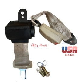 Aftermarket Products 1 Car Seat Belt Lap 2 Point Safety beige Adjustable Retractable Fit Kenworth