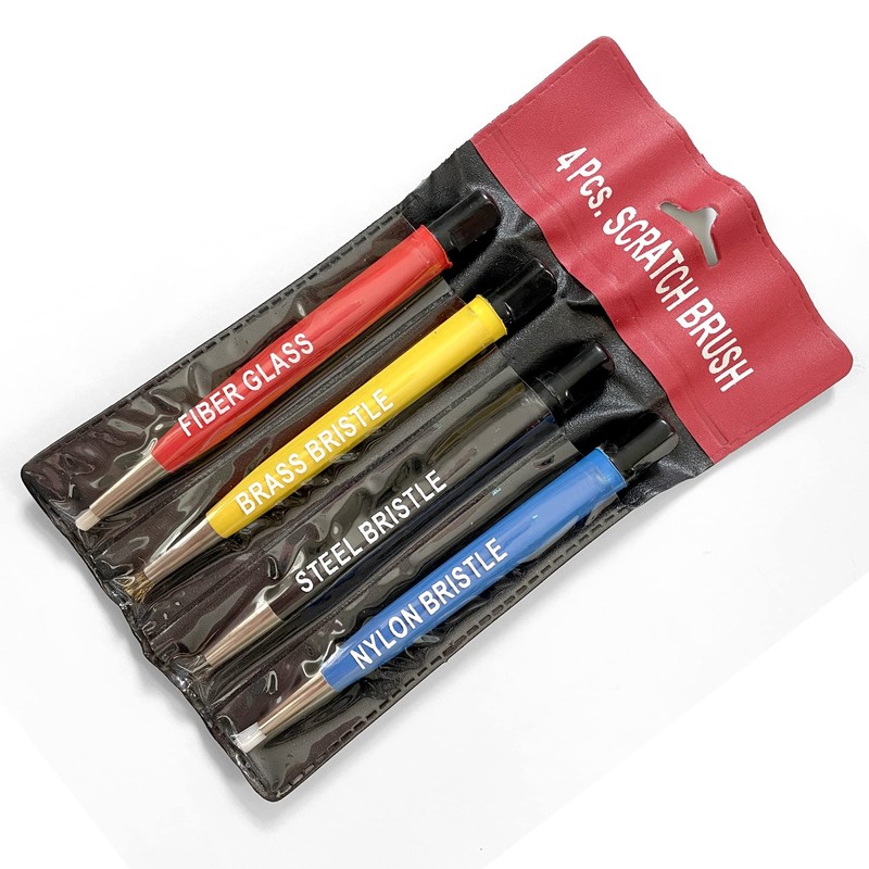 Fiberglass Pen Scratch Brush Set - Jewelry Cleaning Brush with