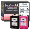 DoorStepInk Remanufactured in The USA Ink Cartridge Replacements for HP