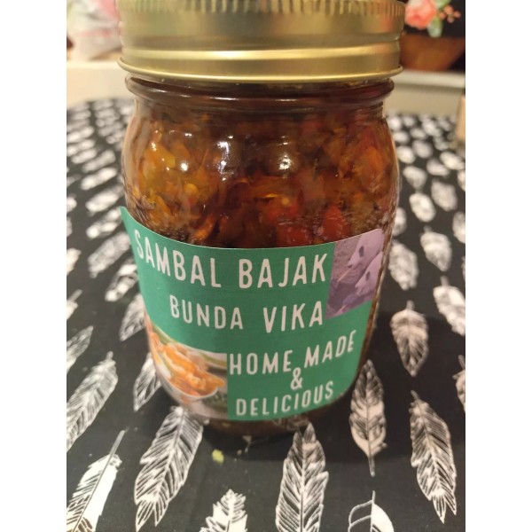 Handmade Sambal Bajak, new, home made , Usa seller, 16