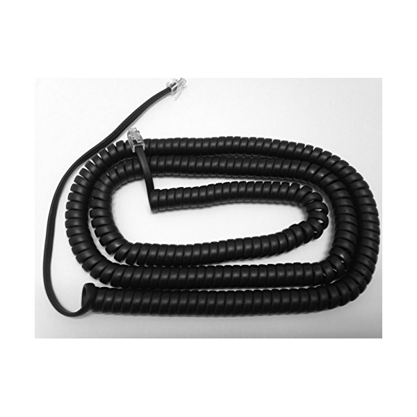 The VoIP Lounge 25 Foot Long Handset Curly Cord for